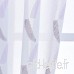 NAPEARL Napear Rideau de Chambre Simple et Moderne en Imitation Coton et Lin  Coton Polyester  Violet  90x72 - B07LGYQJM6